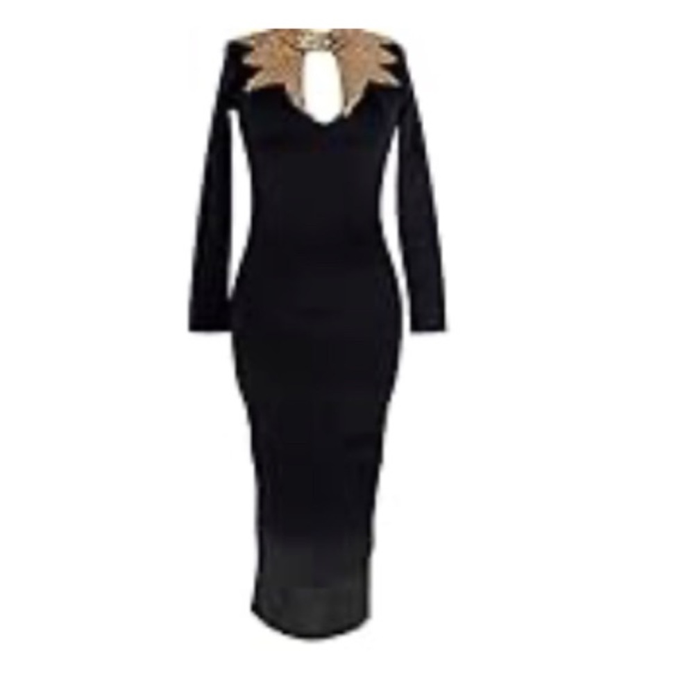 *Final Sale* One Sleeve Key-Hole BodyCon - L/XL